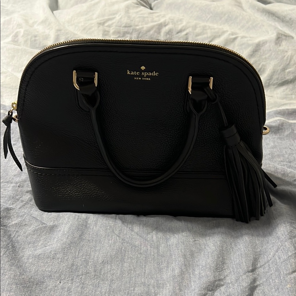Kate Spade Black Satchel Dome Bag